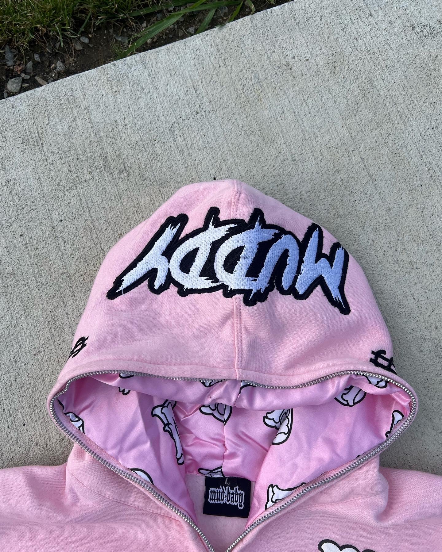 Mud Baby Pink Zip Up