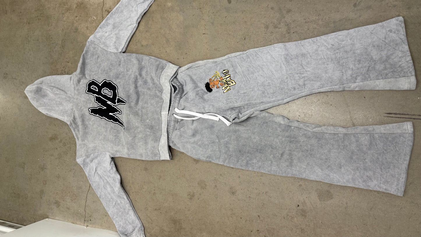 Mudbaby logo acid wash set