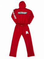 Red Mudbaby full zip set