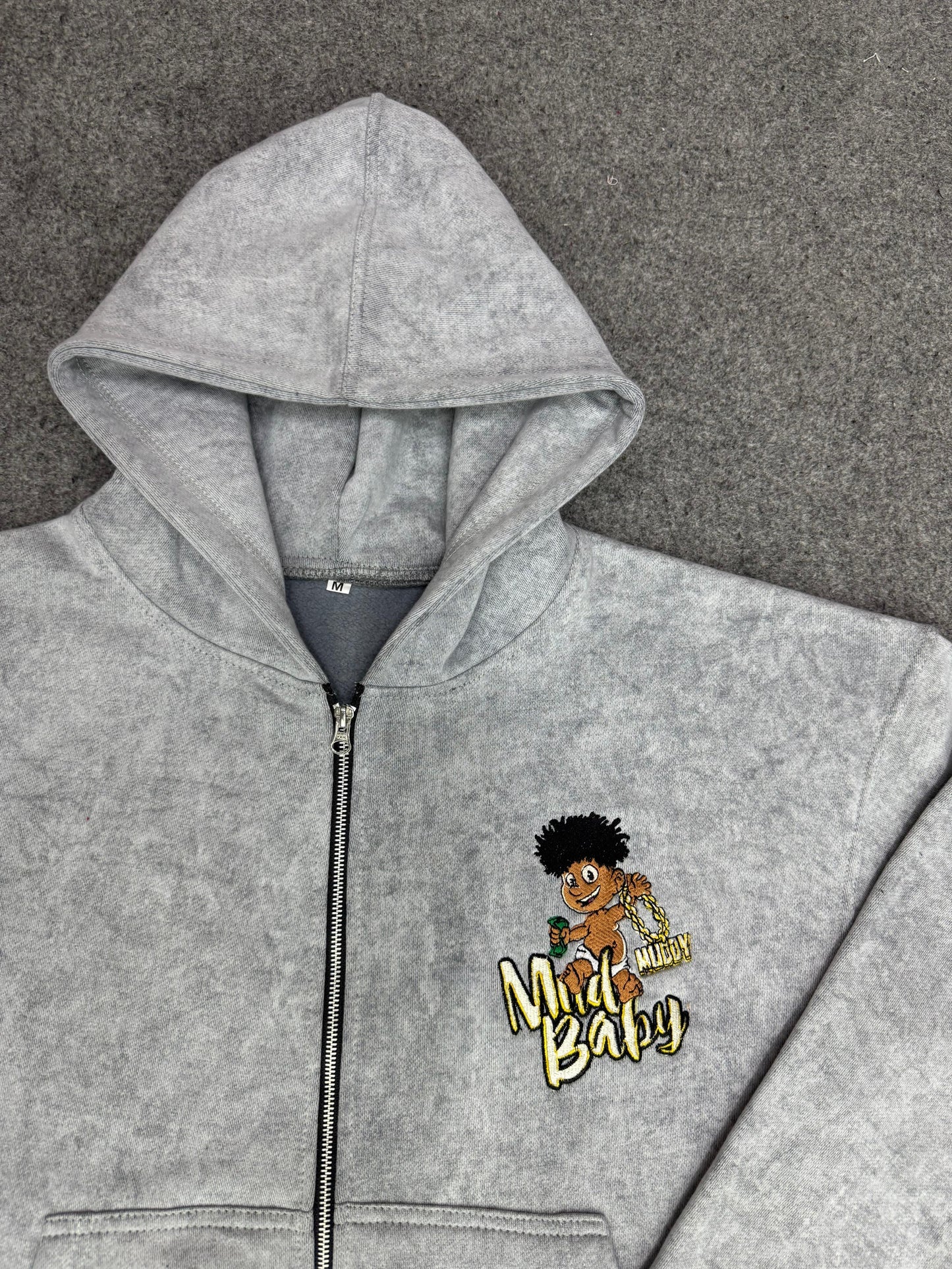 Mudbaby logo acid wash set