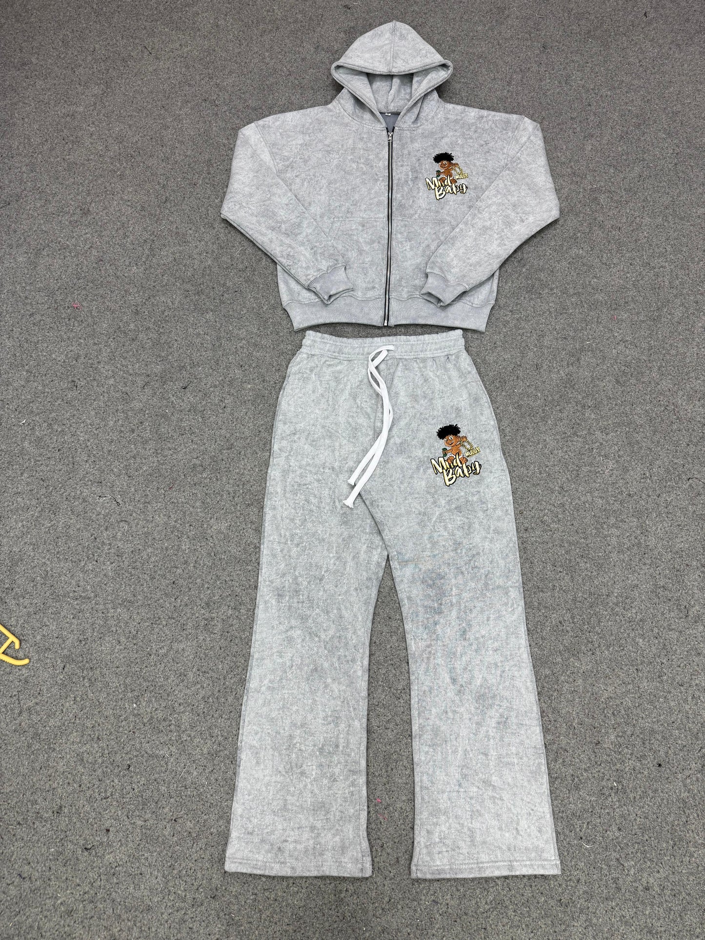 Mudbaby logo acid wash set