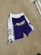 Purple Mud baby basketball shorts