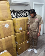 Tan Mud baby dicky suit