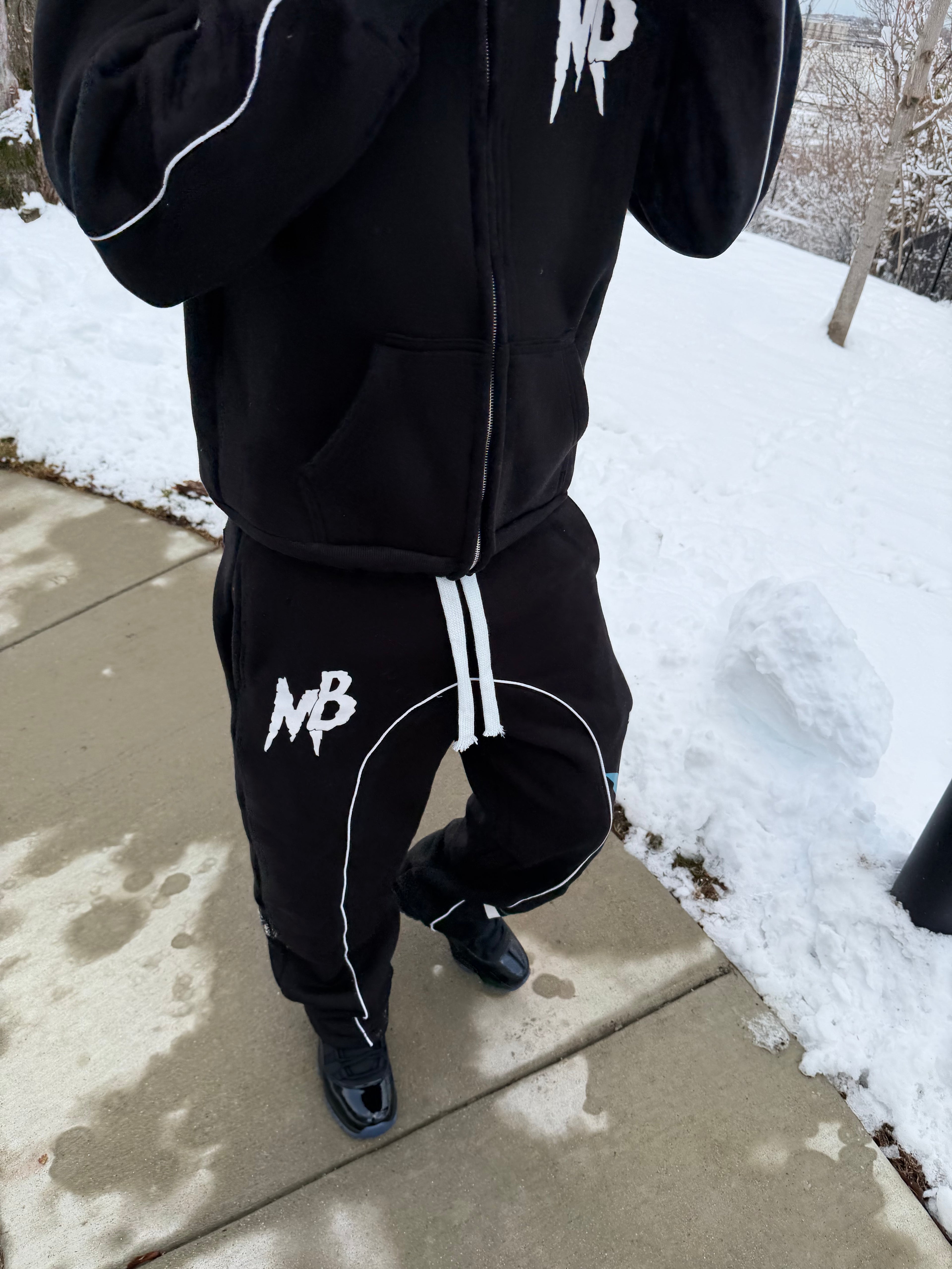 Double hood ski mask set