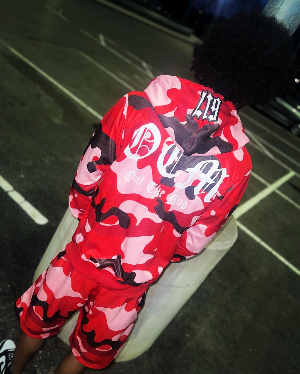 Red Mud baby OTM short sets