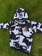 Back and white Mud baby camo short sets