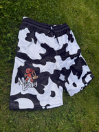 Back and white Mud baby camo short sets