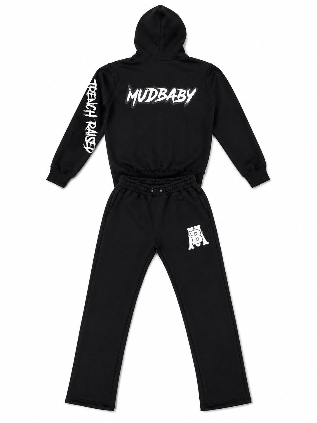 Black Mudbaby full zip set