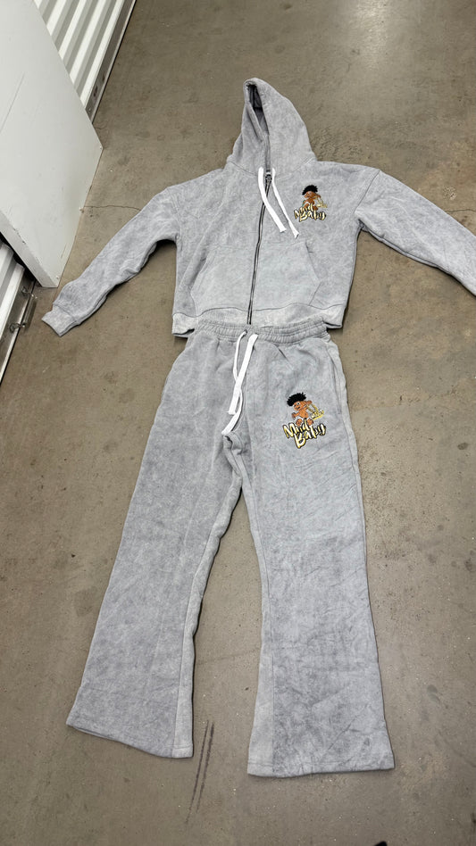 Mudbaby logo acid wash set