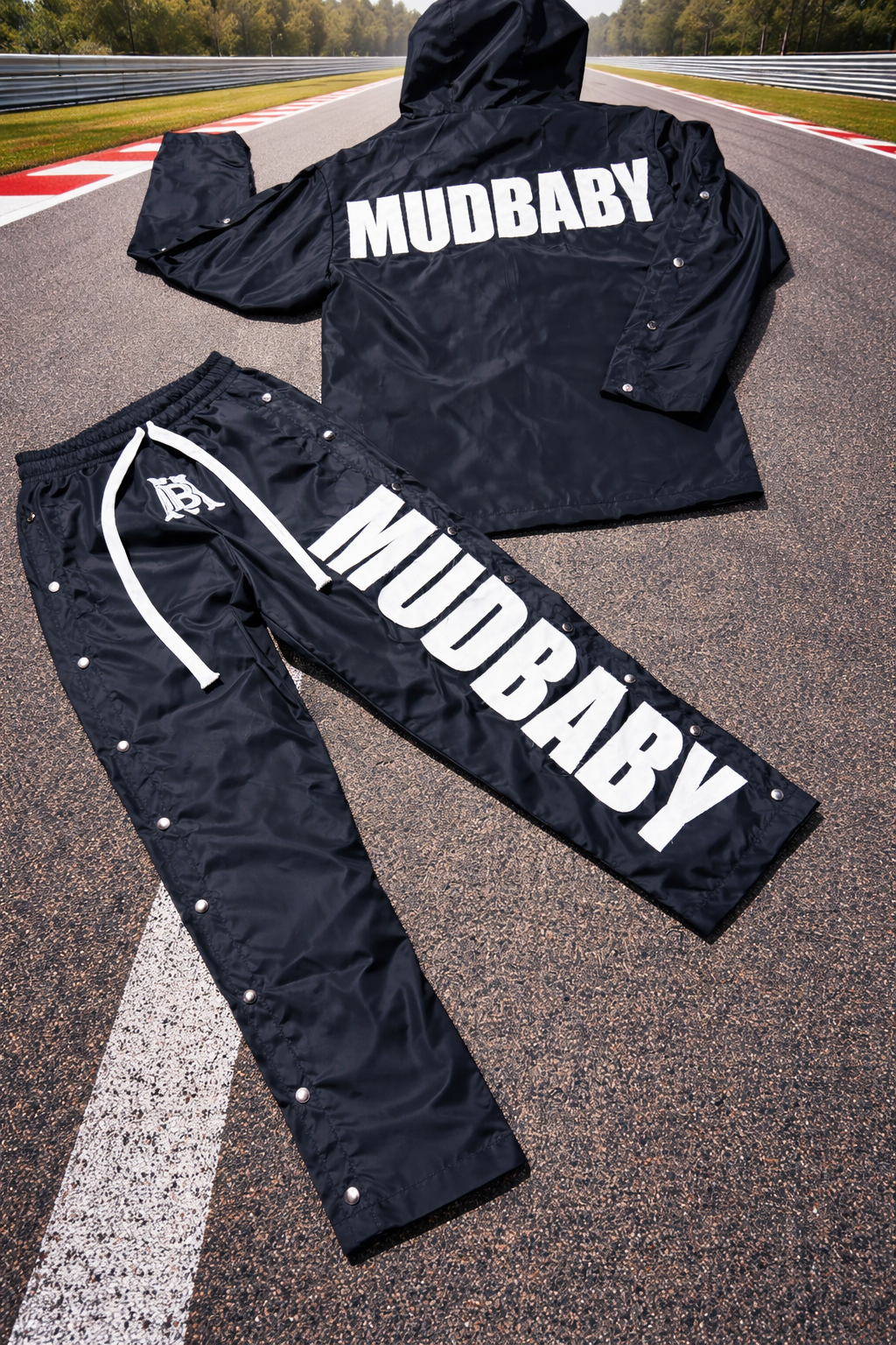Black nylon set