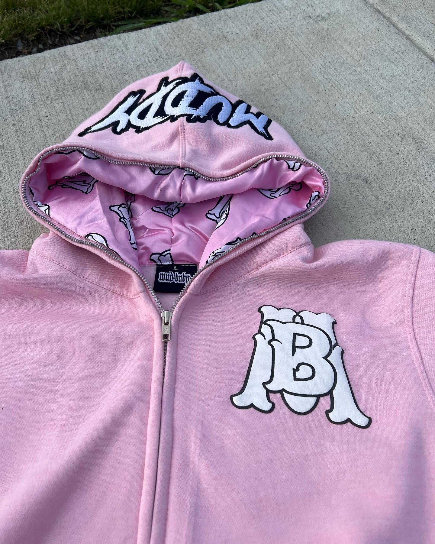 Mud Baby Pink Zip Up