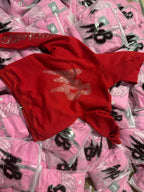 Mudbay red double zip up hoodie