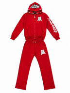 Red Mudbaby full zip set