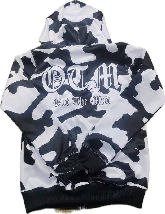 Back and white Mud baby camo short sets