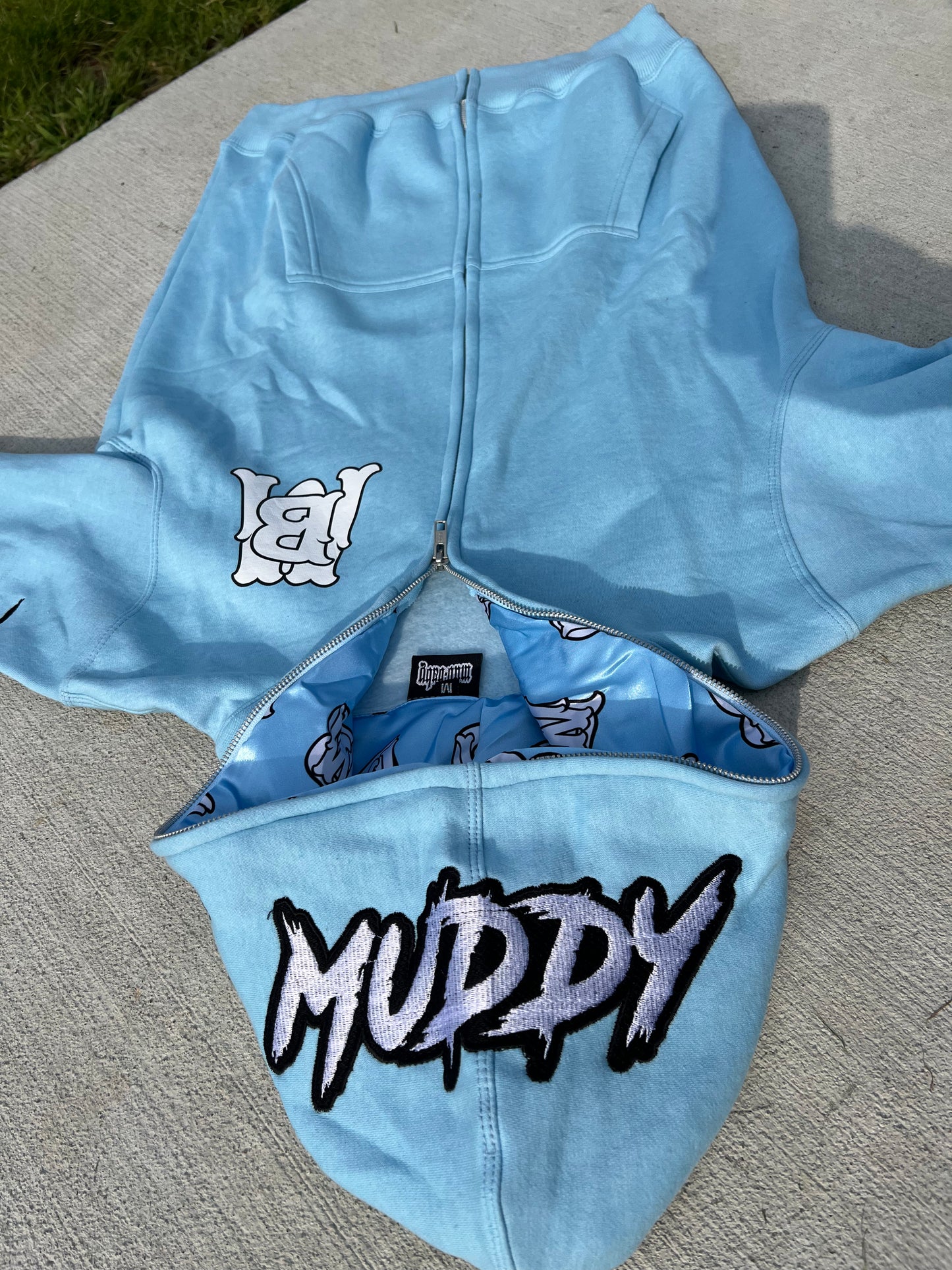 Unc blue Mud Baby Zip- Up