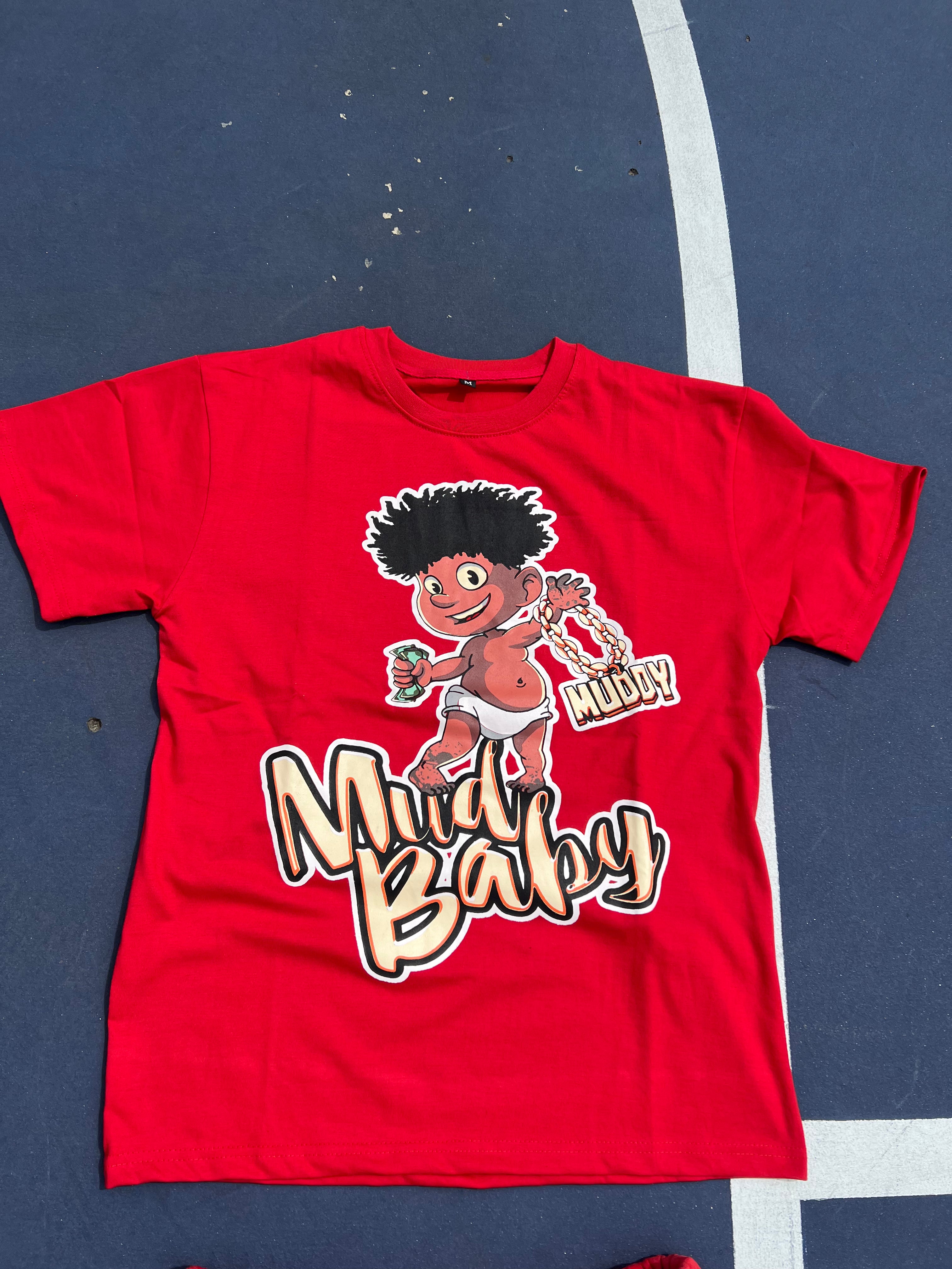 Mb red short set