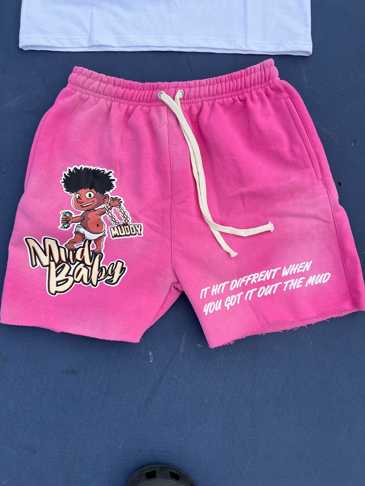 Mb pink short set